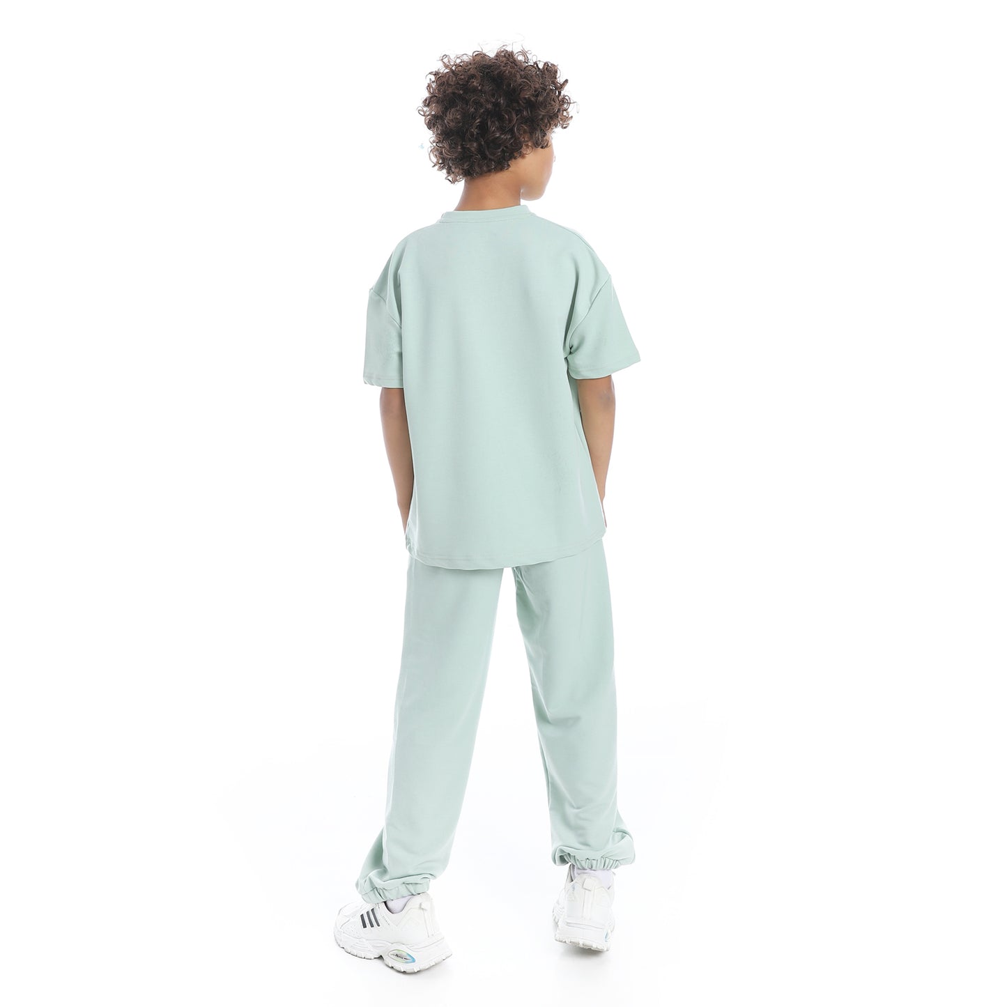 Front Printed Pajama Set With Pant
