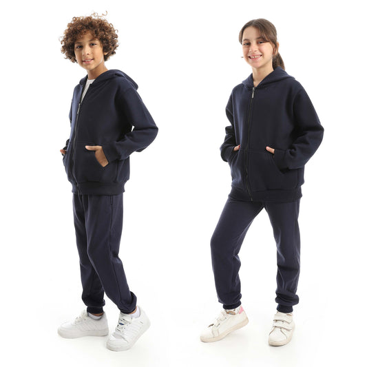 Red Circle Sweatshirt + Pants Set Kids