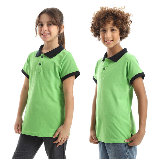 Red Circle Half sleeve polo t-shirt Kids