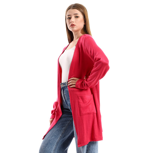 Jamila Women Long Sleeves Cardigan With Front Down Pockets