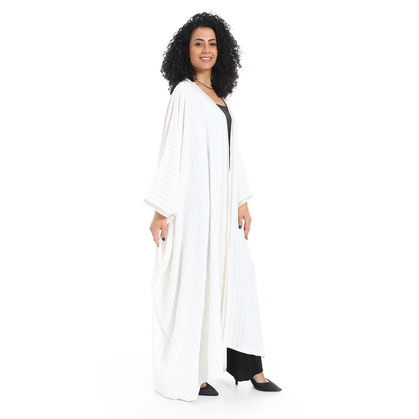 Striped women's cardigan