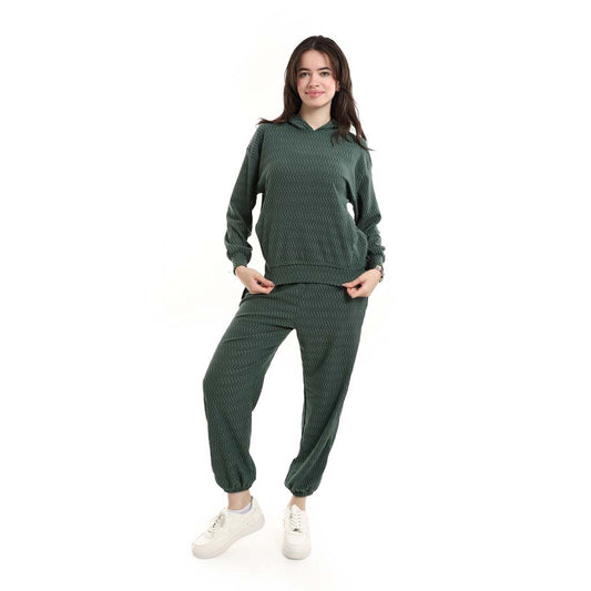 Casual Hoodie and Jogger Sweatpants Set