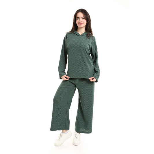 Casual Hoodie and Jogger Sweatpants Set