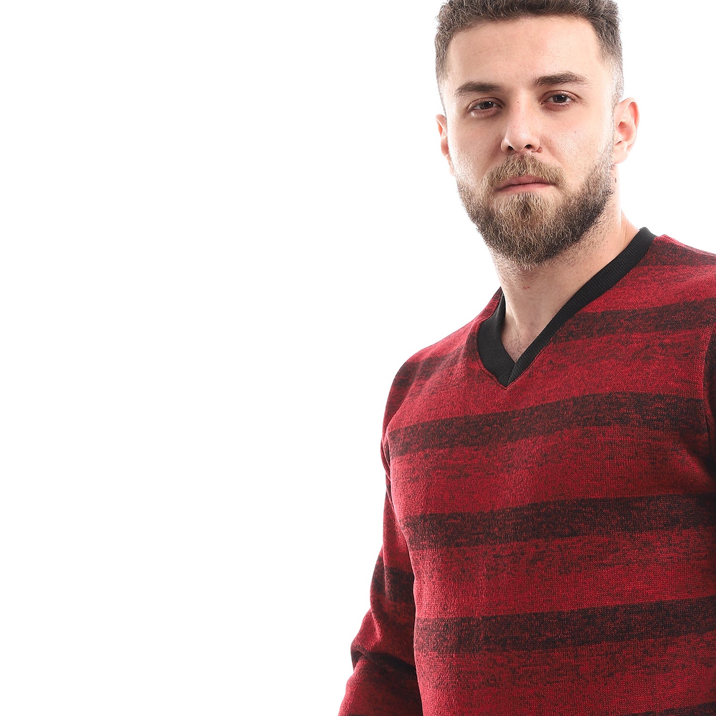 offcliff Men stripped V-neck pull over