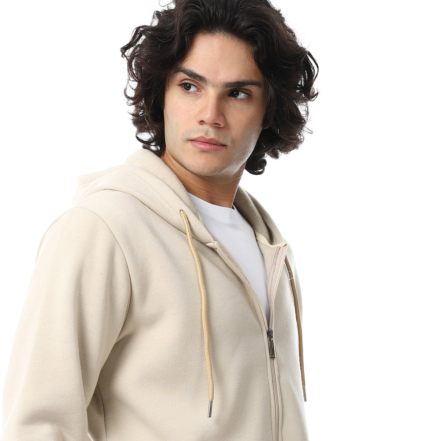 Comfy Plain Zipped Sweatshirt