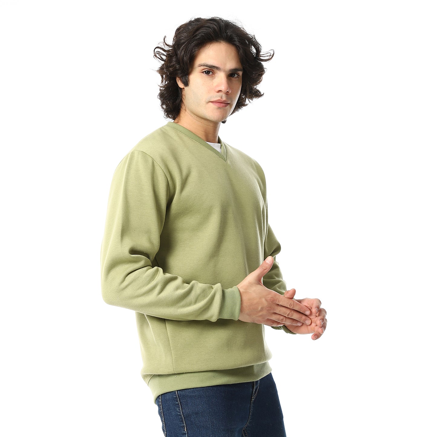 Plain Casual Sweatshirt