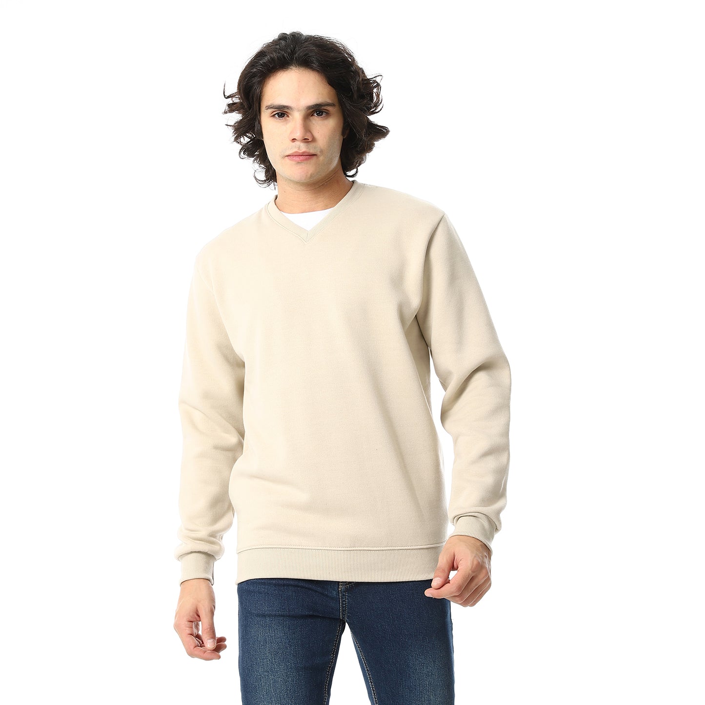 Plain Casual Sweatshirt