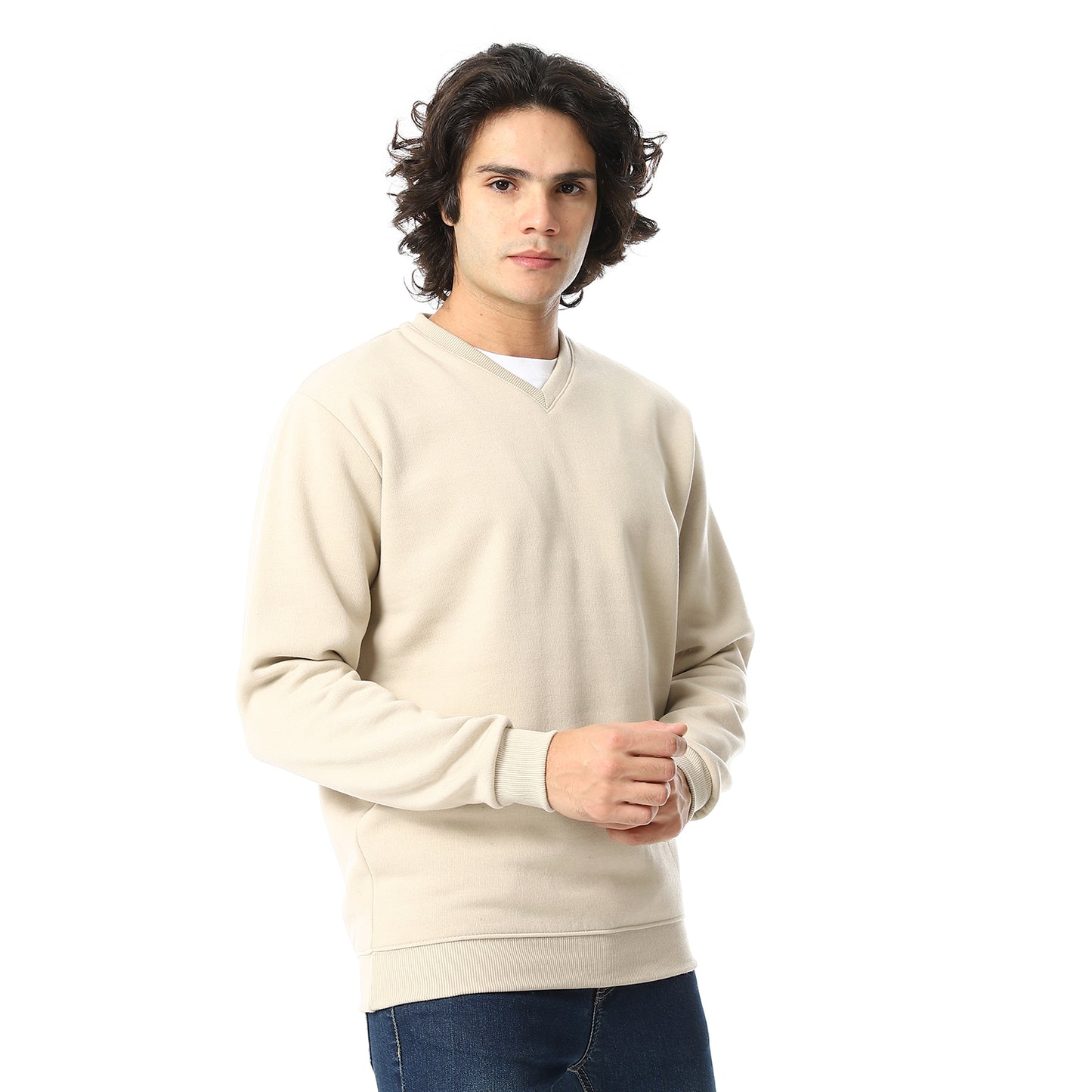 Plain Casual Sweatshirt