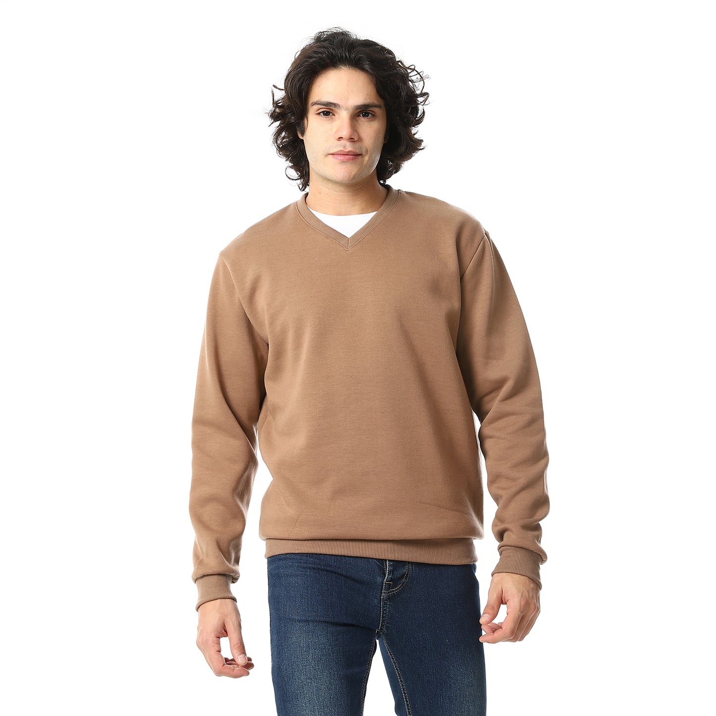 Plain Casual Sweatshirt