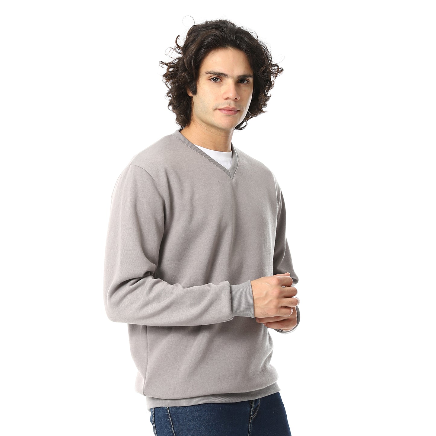 Plain Casual Sweatshirt