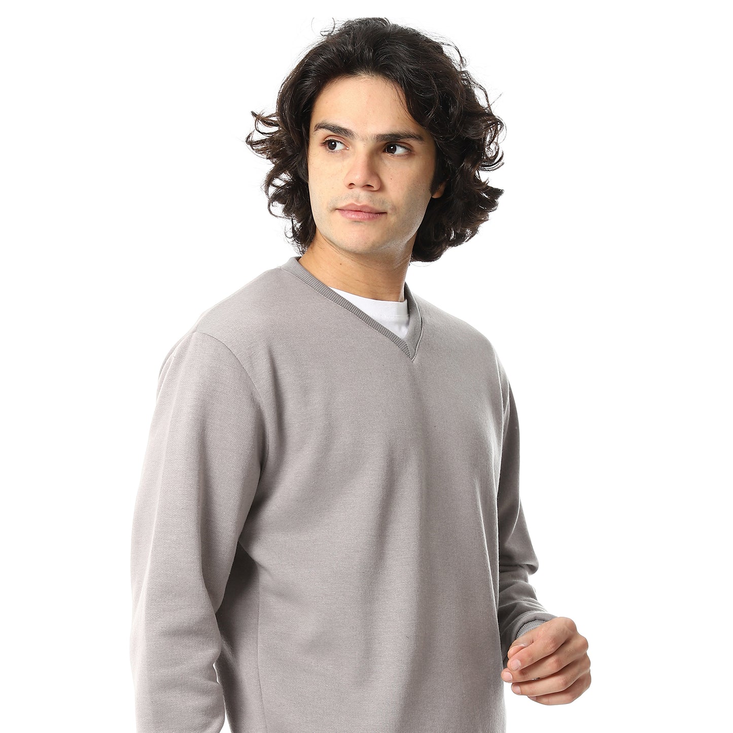 Plain Casual Sweatshirt