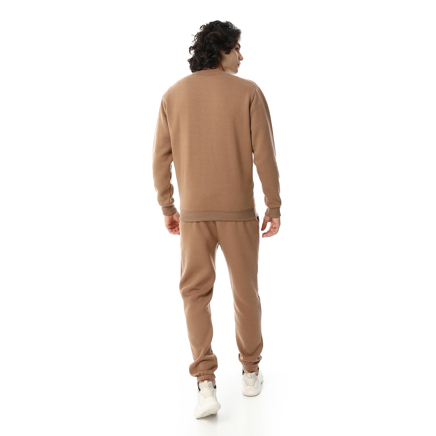 Crew Neck With Elastic Ankle British Tracksuit Set