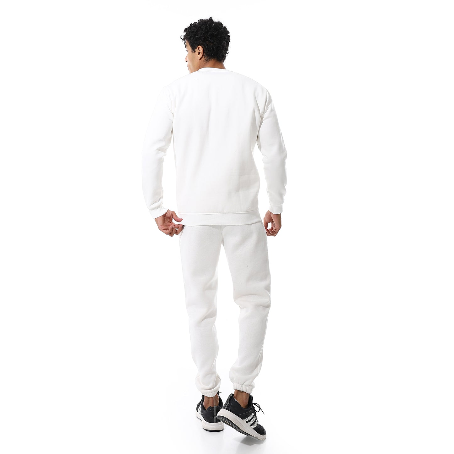 Crew Neck With Elastic Ankle British Tracksuit Set