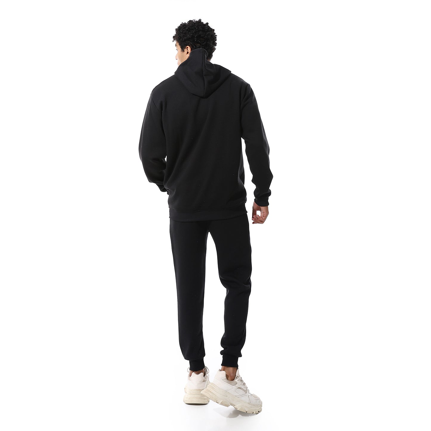 Elastic Ankle Comfy Hooded Tracksuit Set