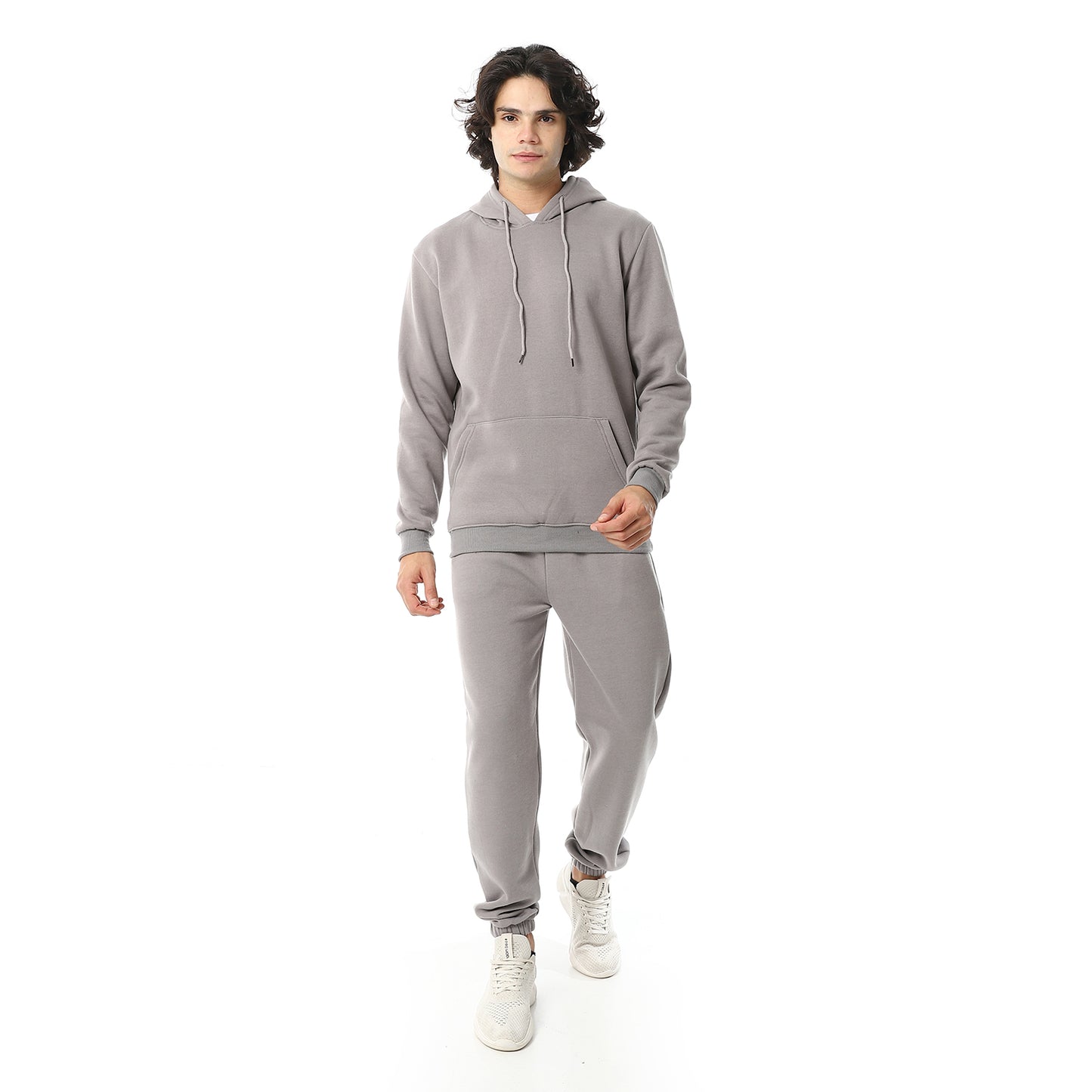 Elastic Ankle Comfy Hooded Tracksuit Set