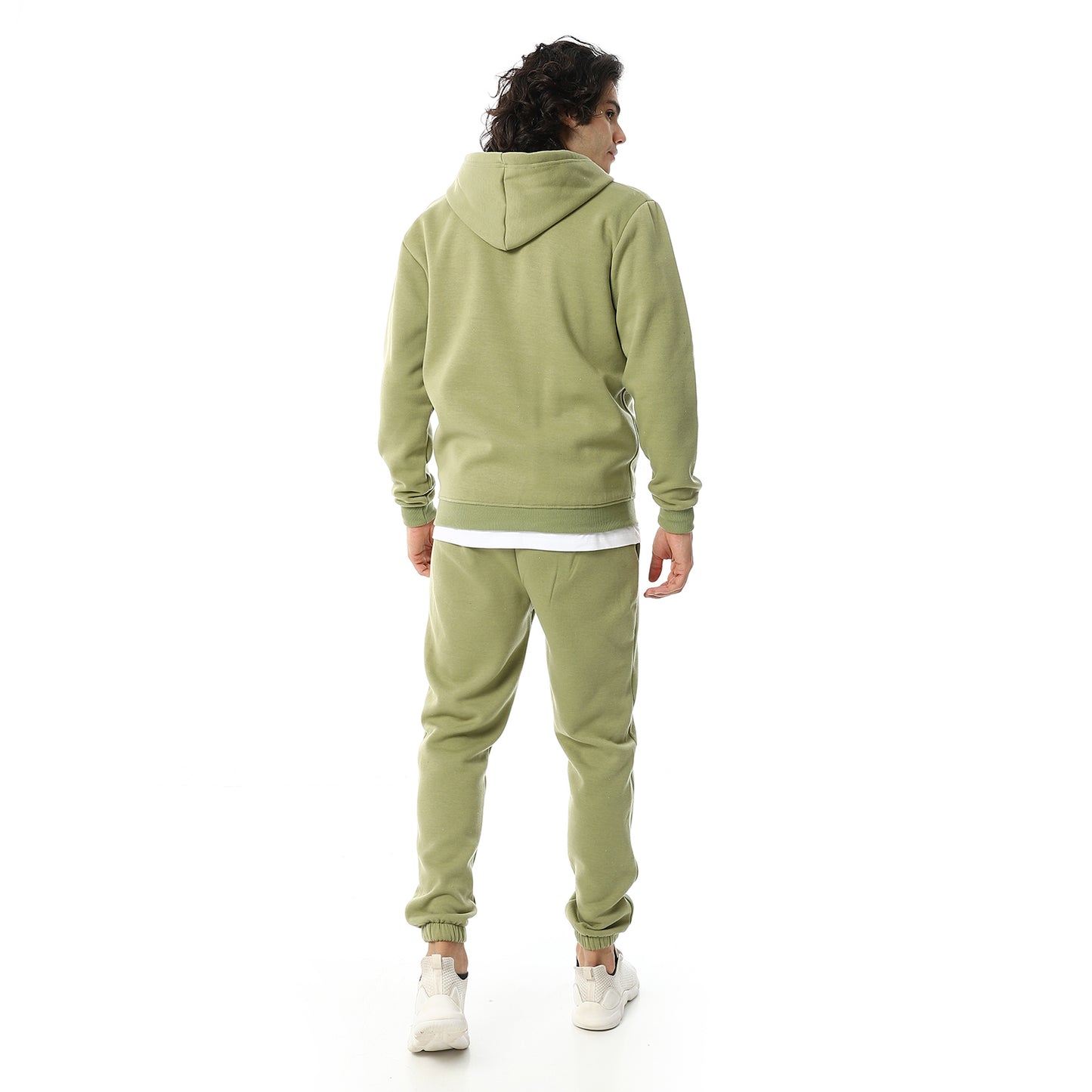 Comfy Hooded Neck & Elastic Waist Tracksuit Set