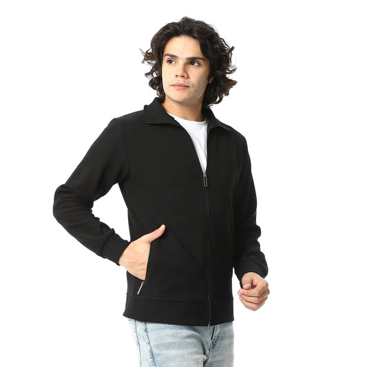 Casual Zipped Sweatshirt
