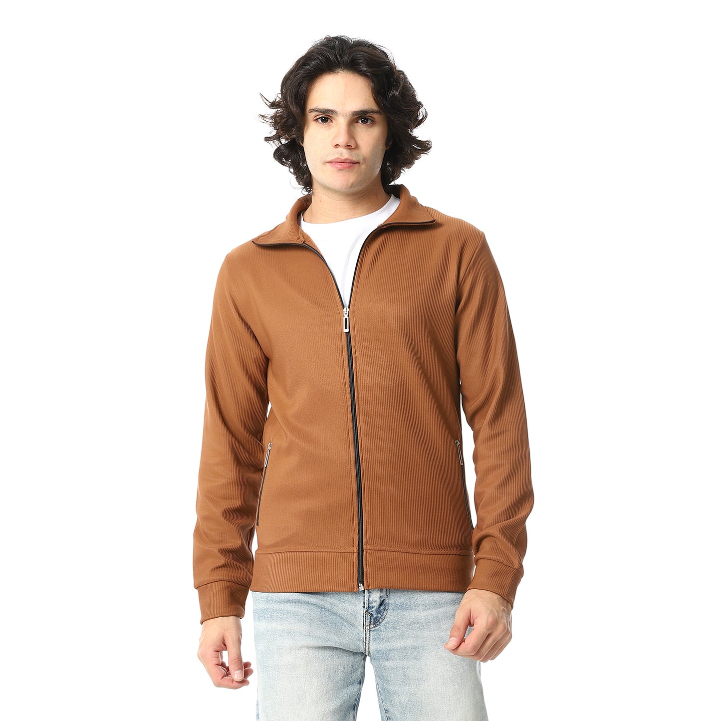 Casual Zipped Sweatshirt