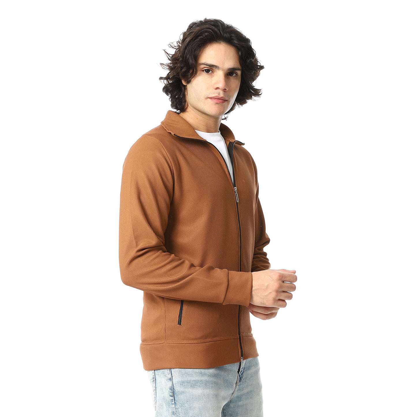 Casual Zipped Sweatshirt