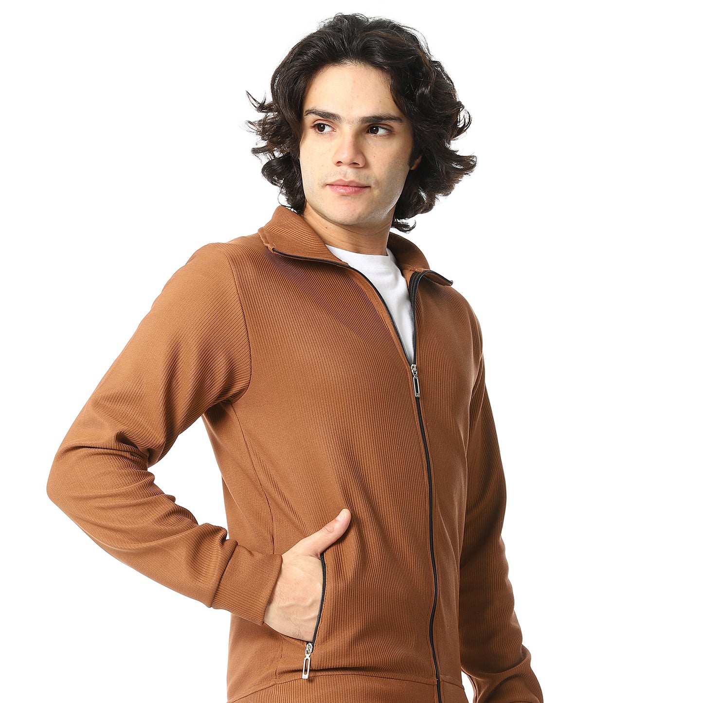 Casual Zipped Sweatshirt