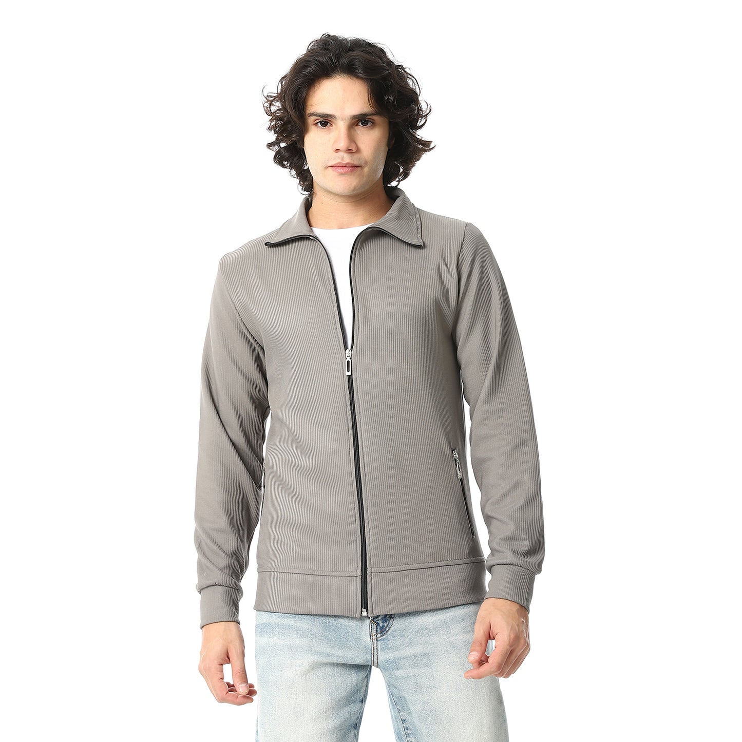 Casual Zipped Sweatshirt