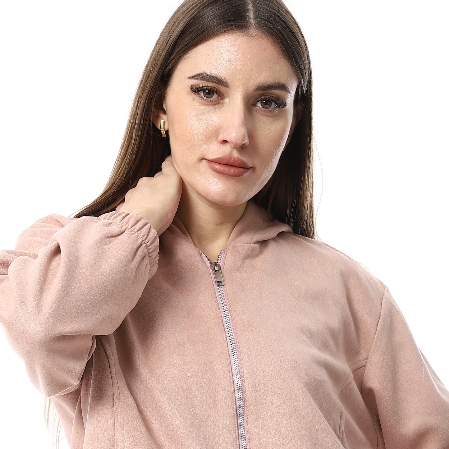 XTCY Suede set Elephant leg Pants women