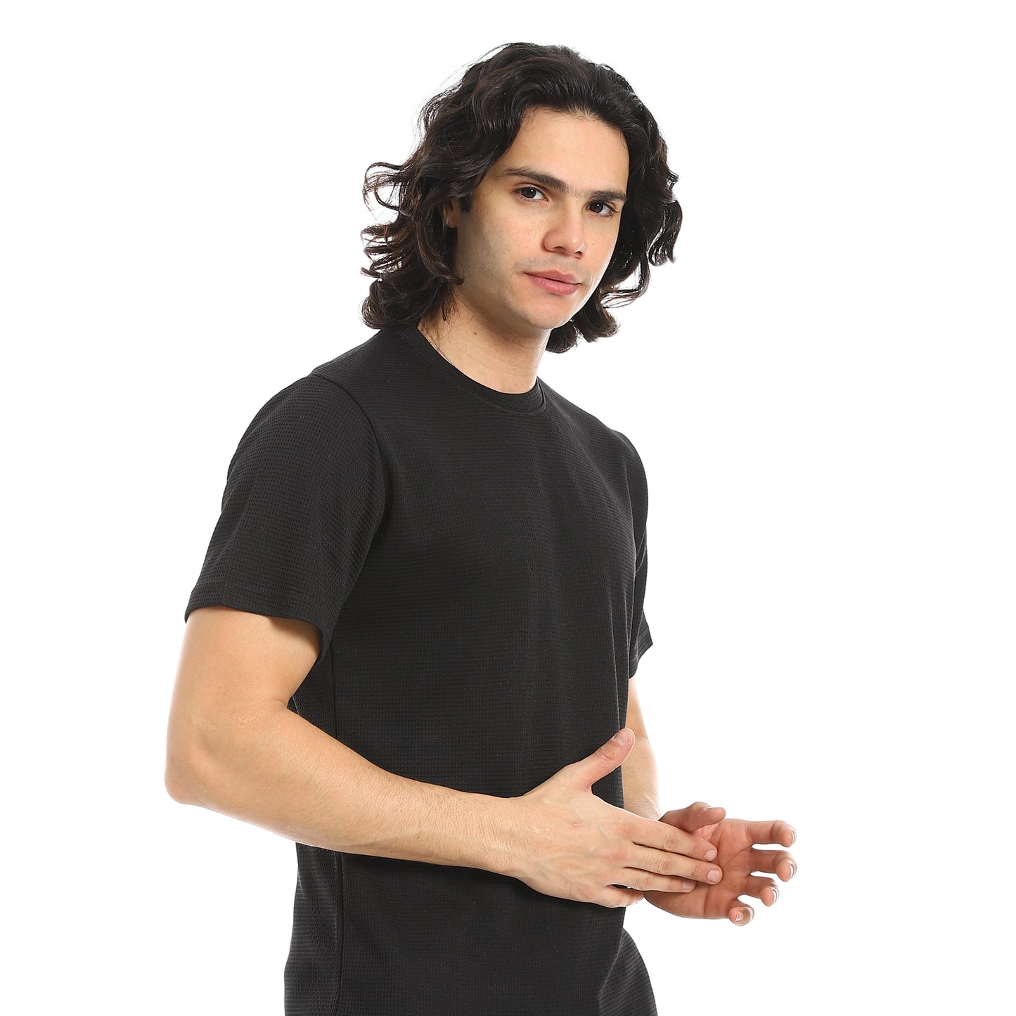 Short Sleeves Slip On T-Shirt and Pants Set