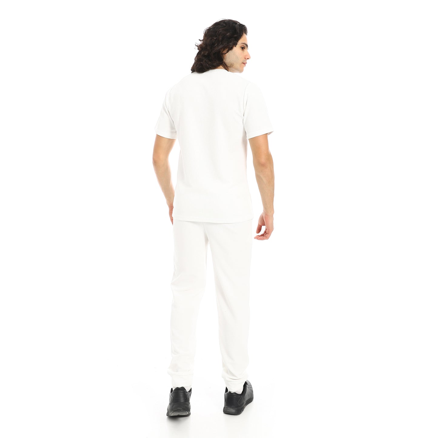 Short Sleeves Slip On T-Shirt and Pants Set