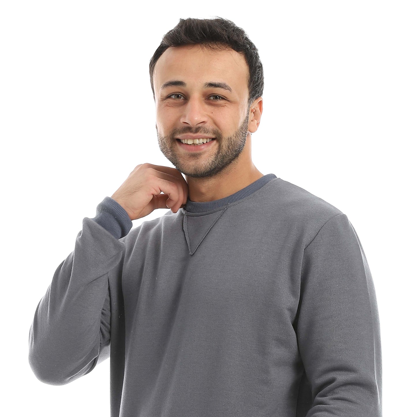 Red Circle Pajama Summer Milton Round Neck with Gingham Pant Men