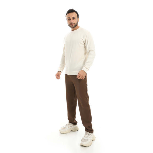 Red Circle Falafel Round Neck Pajamas + Istanbul Lycra Pants men