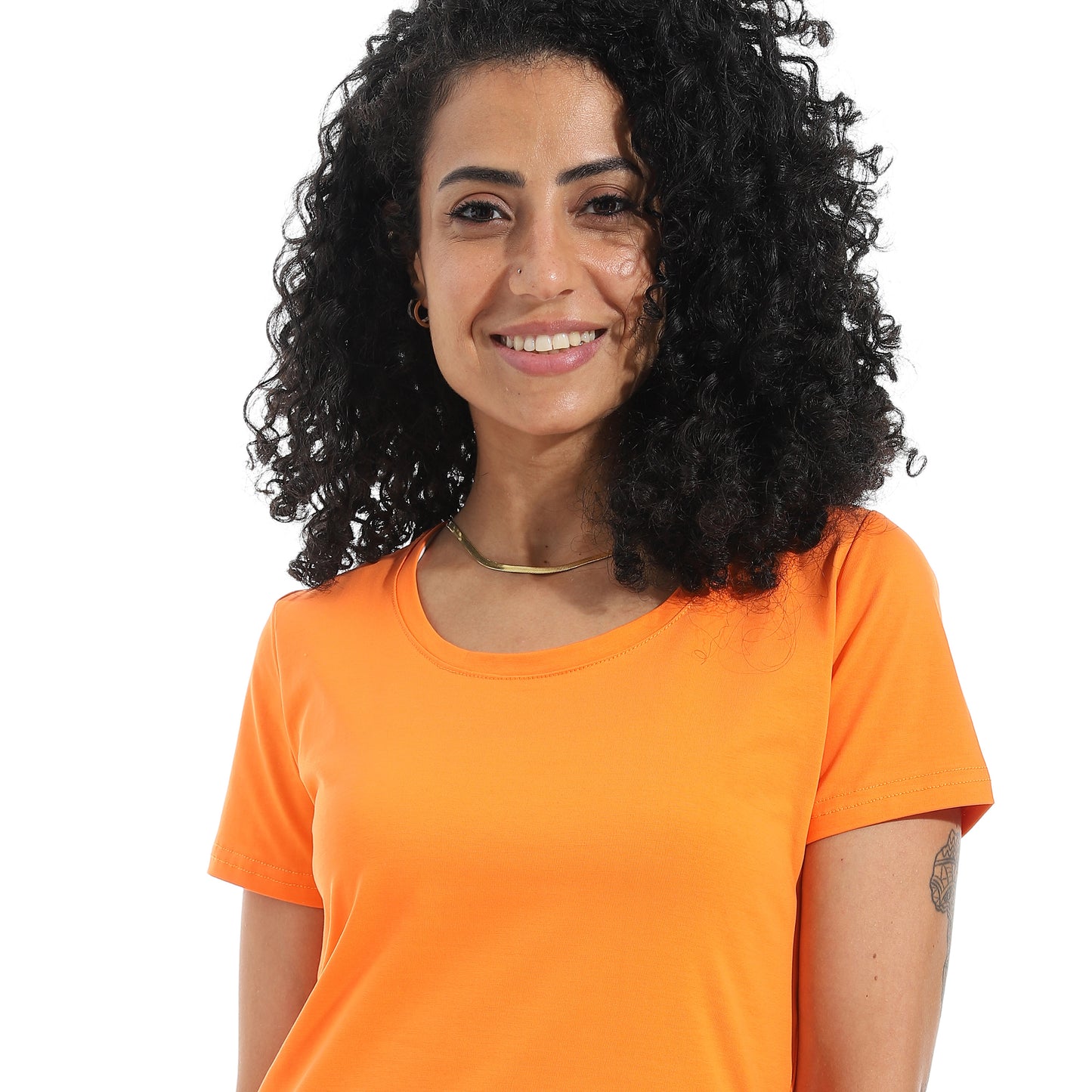 بدلة جسم نسائية من الليكرا من Xtcy بأكمام قصيرة ورقبة واسعة