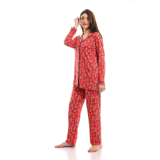 long sleeves classic pyjama