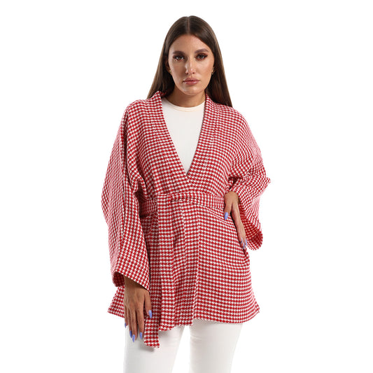 Slip On Wide Sleeves Kimono
