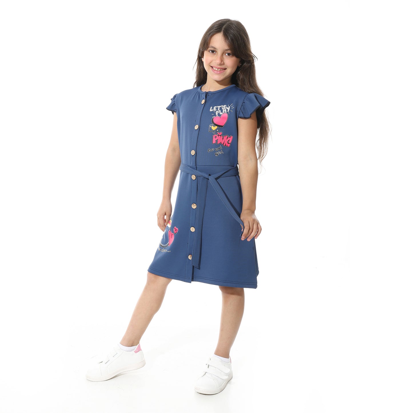 Front Printed Dress