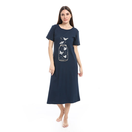 long sleepshirt short sleeves