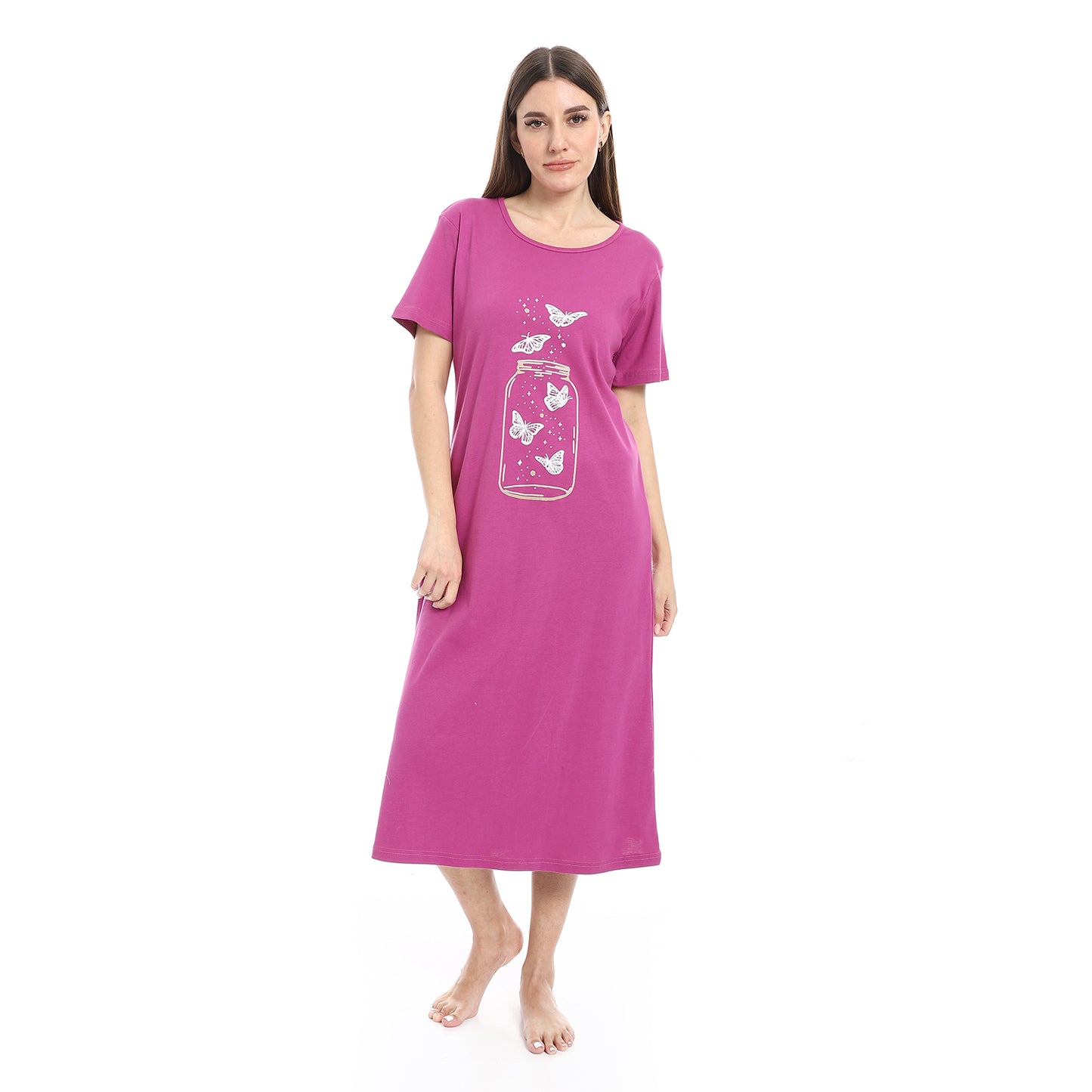 long sleepshirt short sleeves