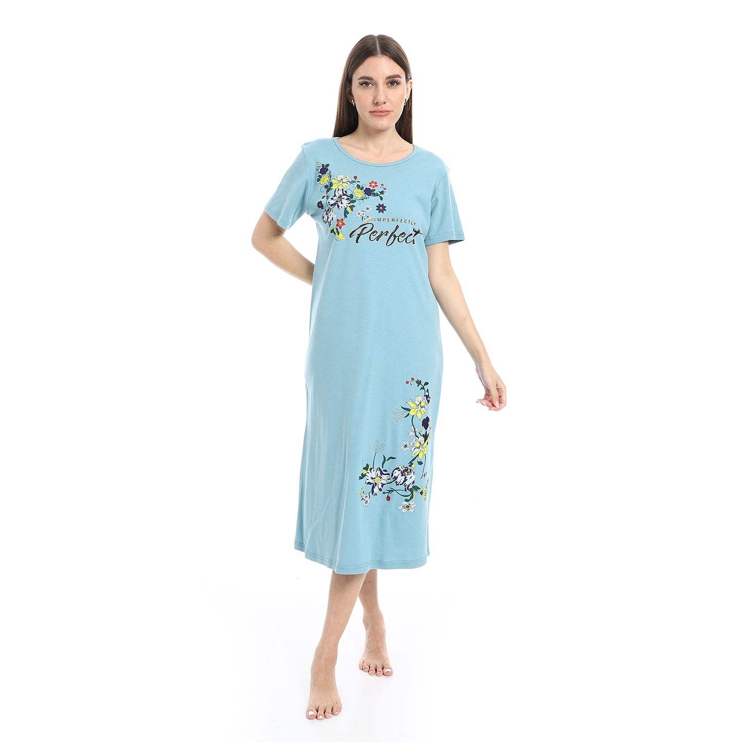 long sleepshirt short sleeves