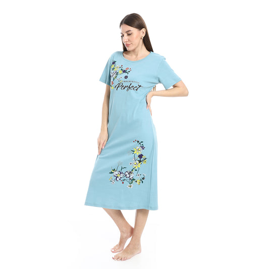 long sleepshirt short sleeves