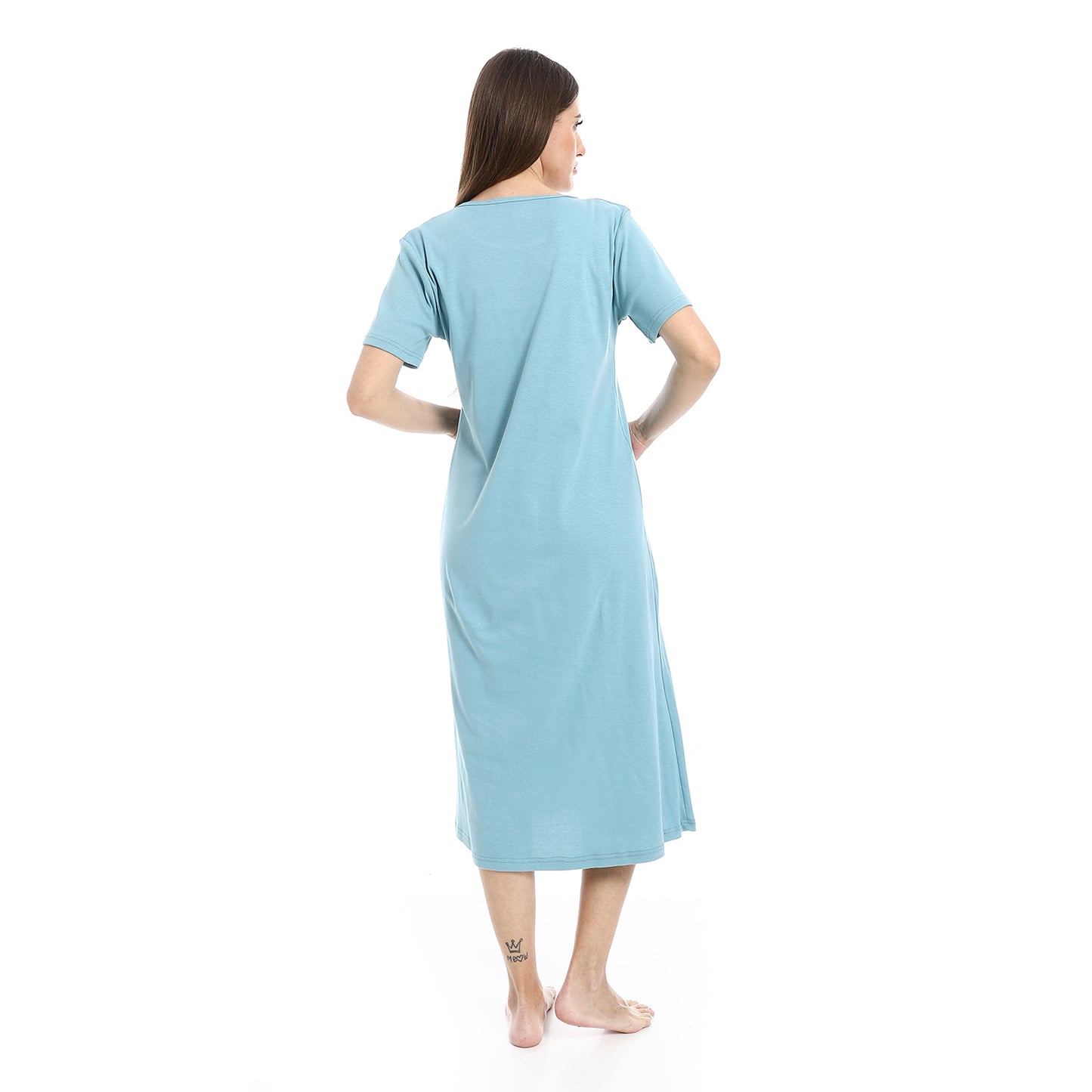 long sleepshirt short sleeves
