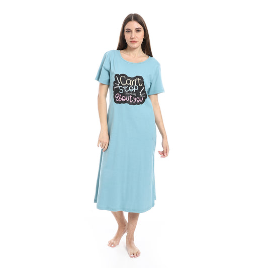 long sleepshirt short sleeves