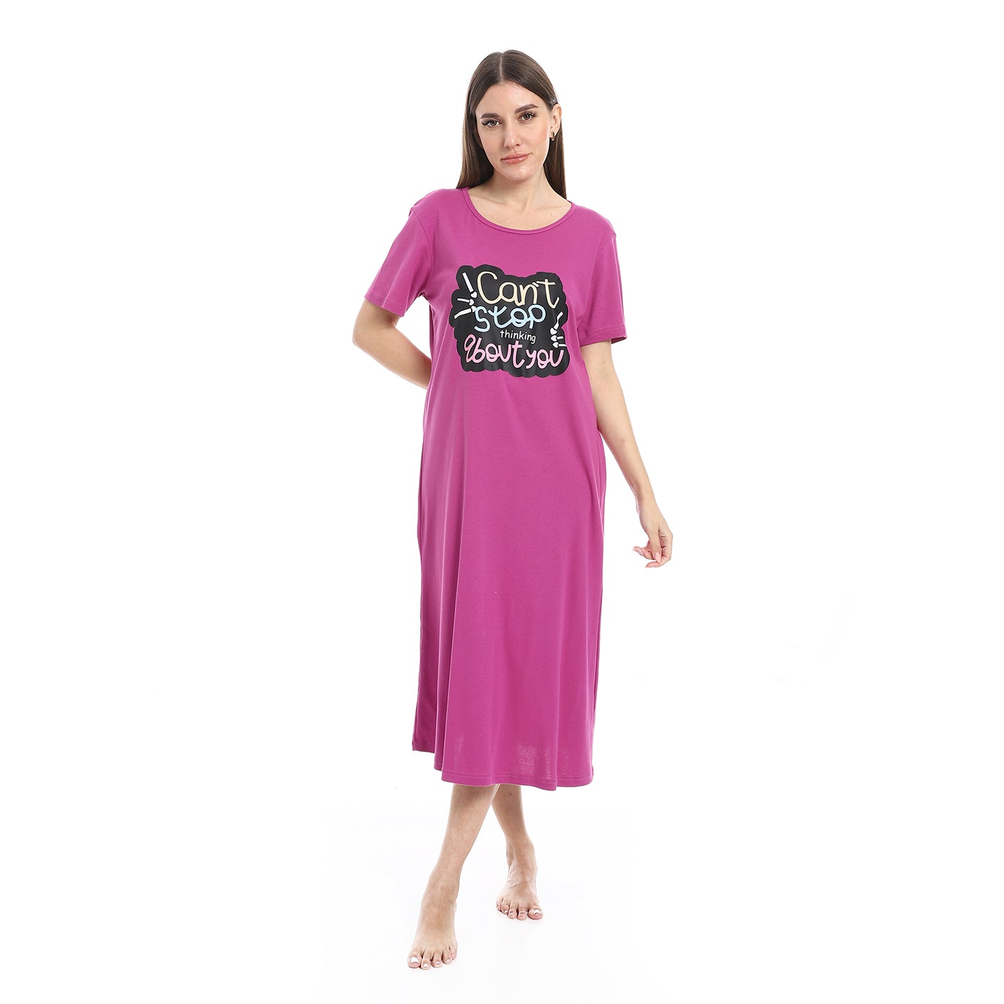 long sleepshirt short sleeves