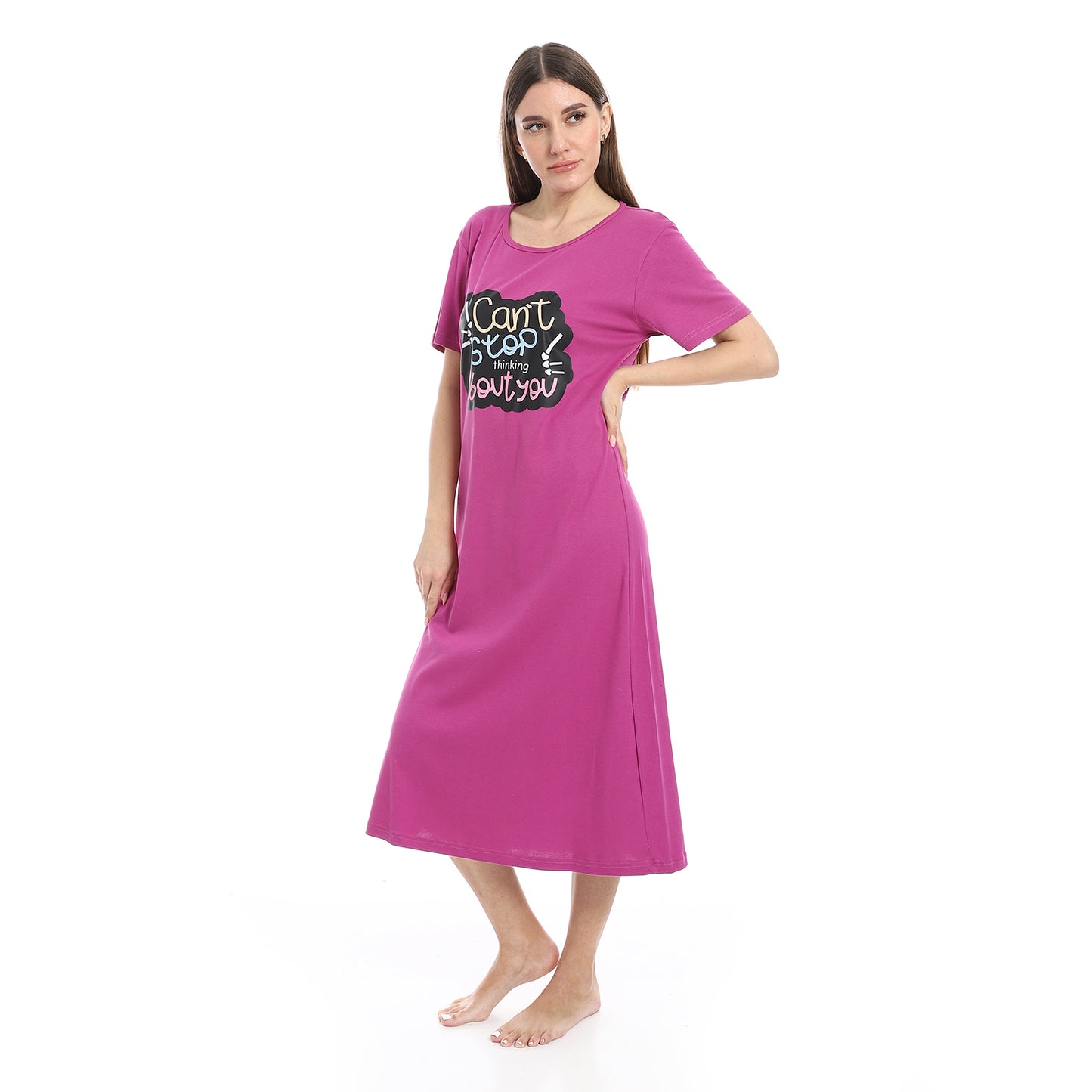 long sleepshirt short sleeves