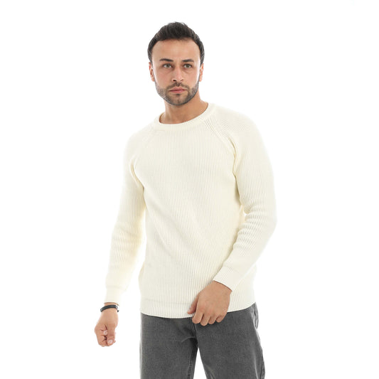 Red Circle Wool Pullover Men