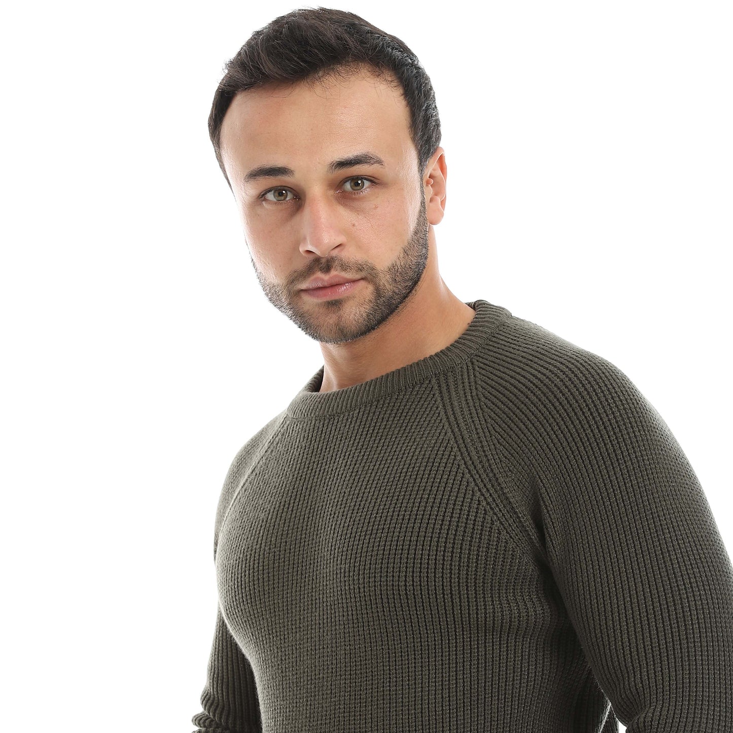 Red Circle Wool Pullover Men