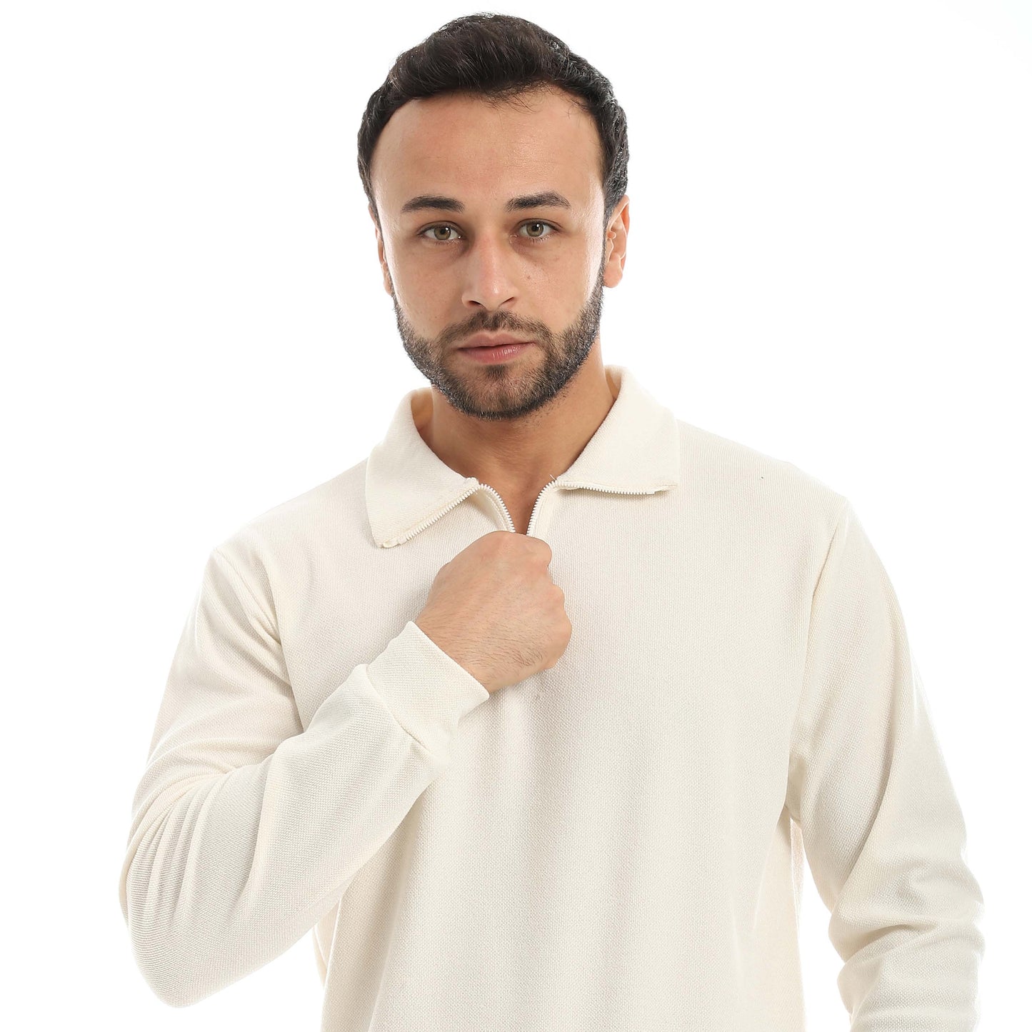 Red Circle SweatShirt Flavil Half Zipper men