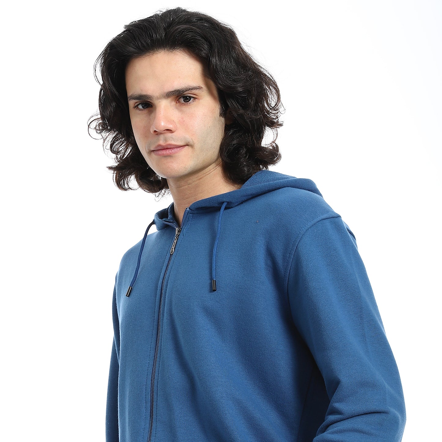 Summer Melton Winter Orange Zipper Hooded Sweatshirt