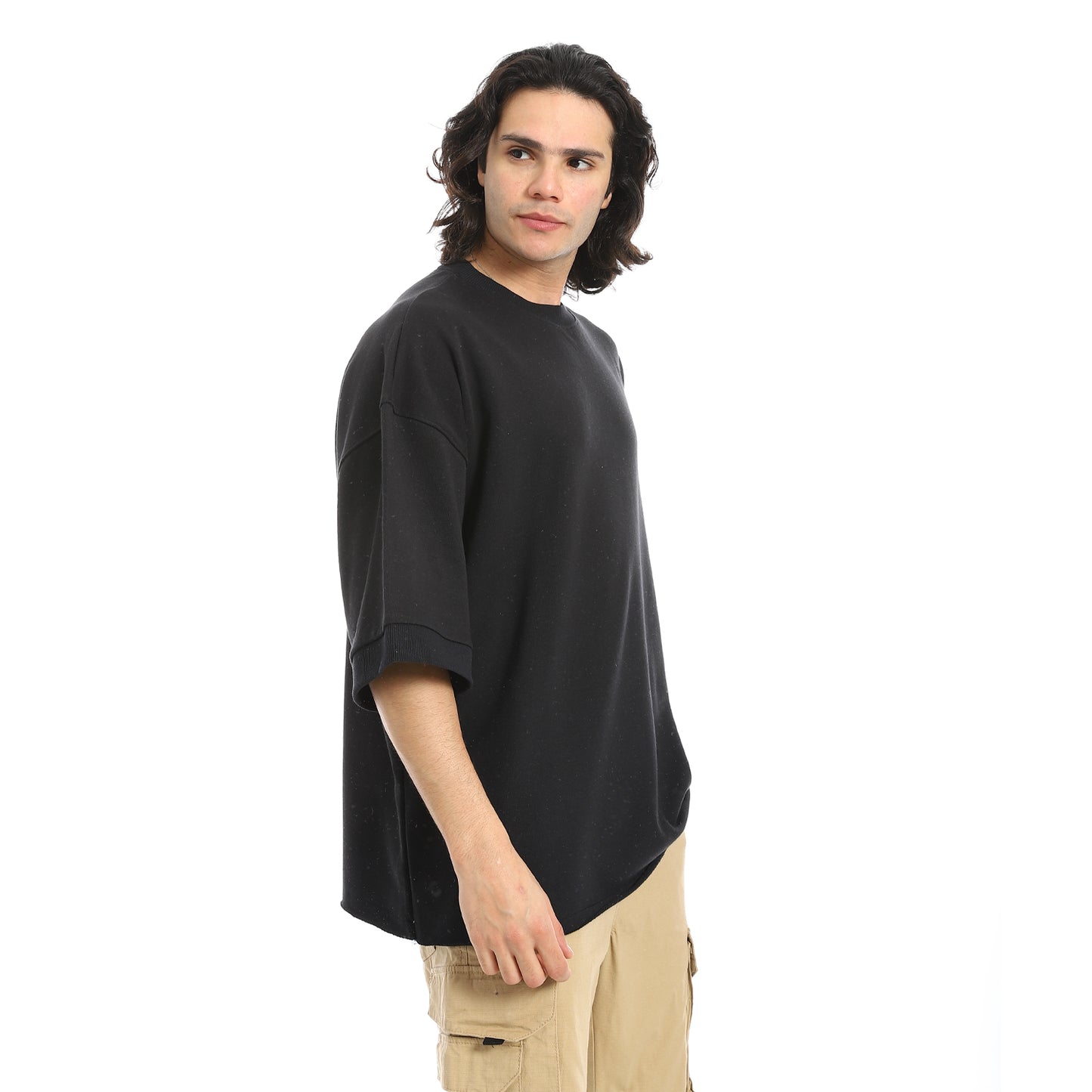 oversized T-shirt, half sleeve, Derby bracelet