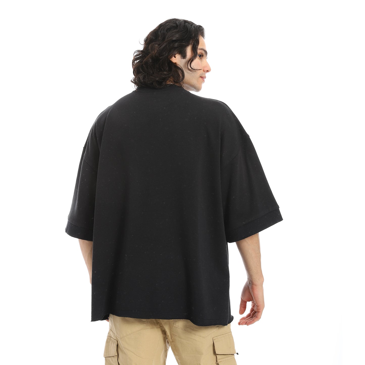 oversized T-shirt, half sleeve, Derby bracelet