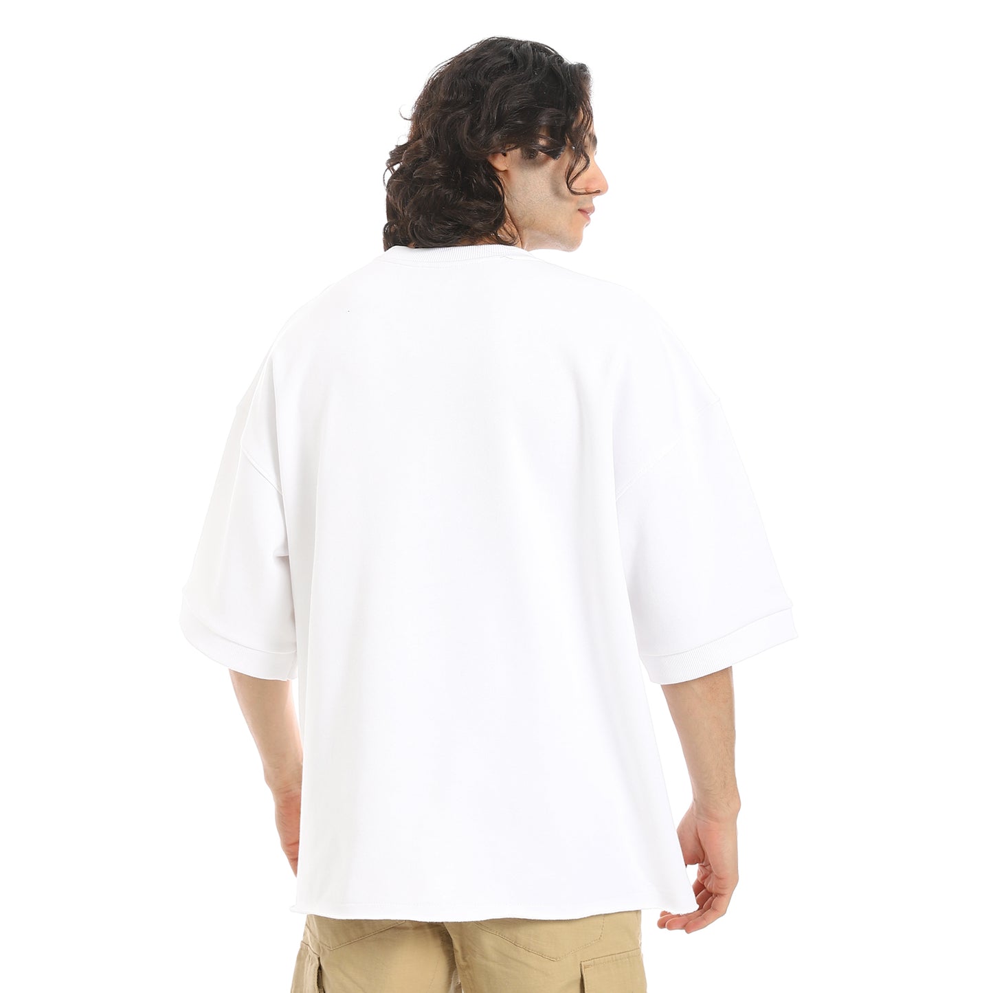 oversized T-shirt, half sleeve, Derby bracelet