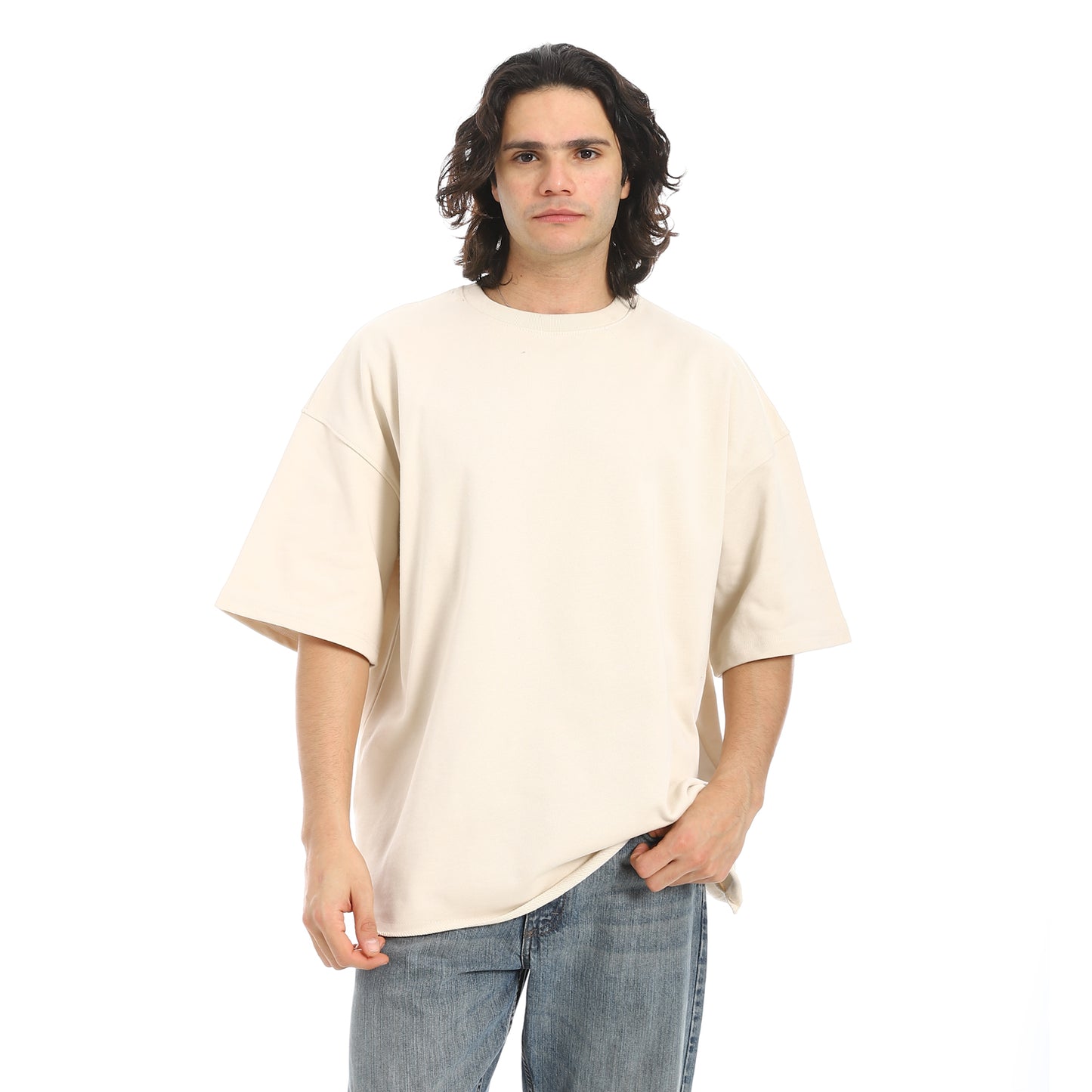 Oversized T-shirt, round neck, on the eagle, Orly
